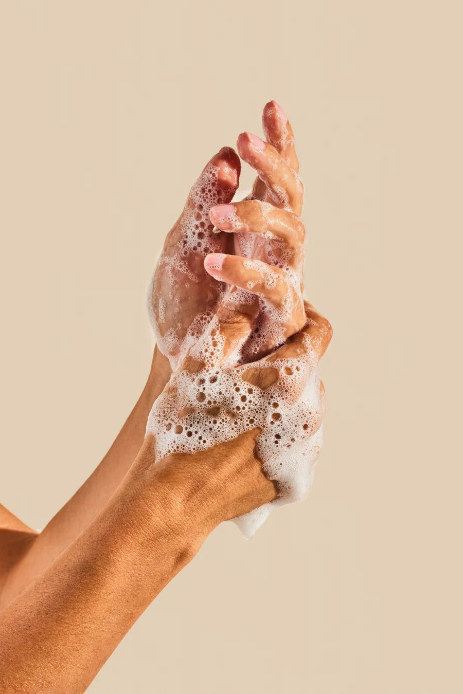 Face & Body Wash by NUNA cleansing foam ritual.